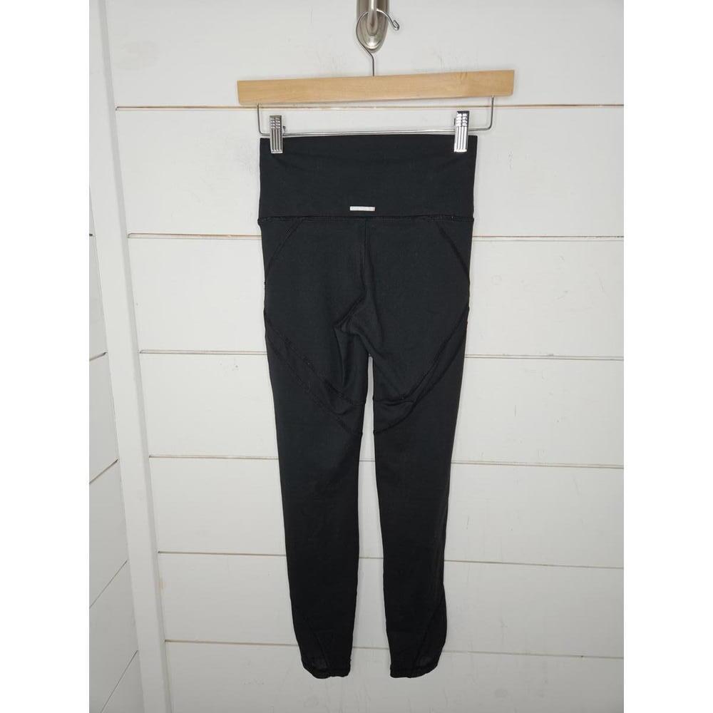 Aerie Chill. Play. Move. XS Black leggings with some mesh details - Picture 2 of 5